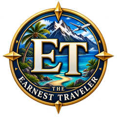 The Earnest Traveler logo